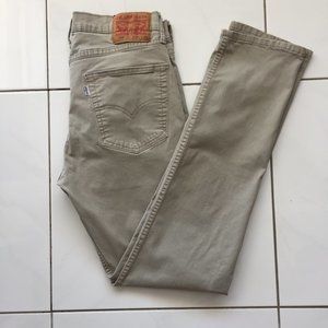 LEVI'S STRAUSS JEANS Beige size W 32/L 34